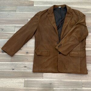 Orvis Brown Sport Coat Classic Suede Blazer